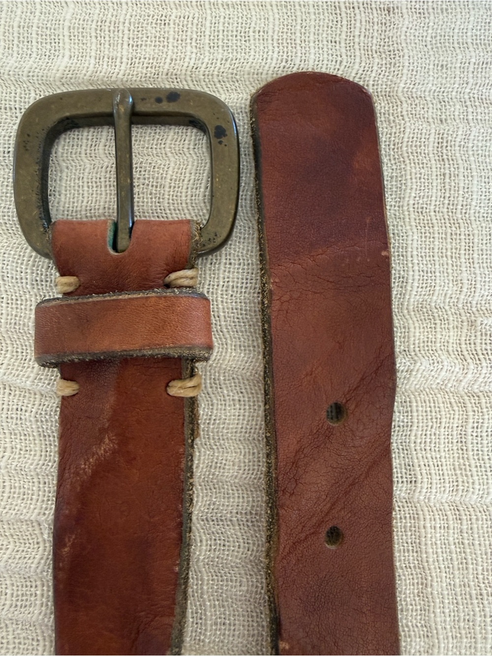 🤎 Rustic J.Crew Genuine Italian 
Leather Belt - Size S 🕰️ - Picture 4 of 16